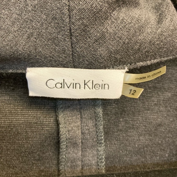 Calvin Klein Charcoal Scoop Neck Dress - Picture 7 of 11